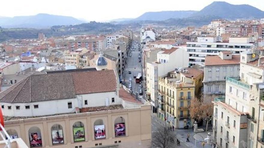 Vista de Manresa, on hi ha 60.000 referències cadastrals