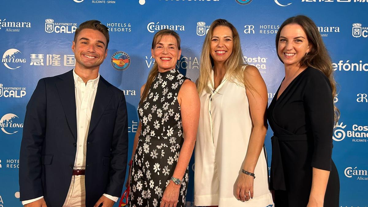De izquierda a derecha, Alejandro Benito, Natalia Caballé, Mónica Fernández y Nereida Balsalobre.