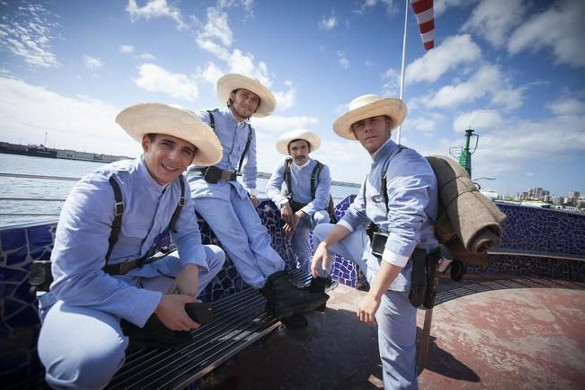 Rodaje en la antigua estación de jet-foil y el correillo La Palma