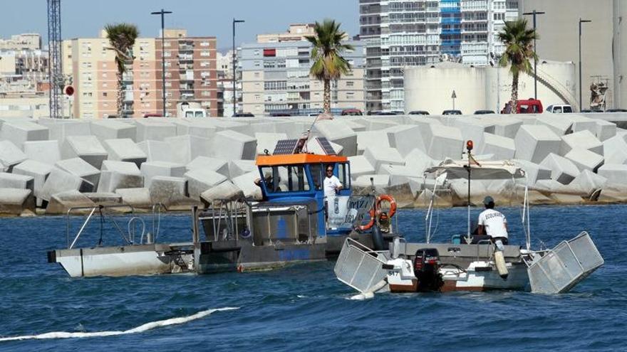 Dos barcos quitanatas coinciden en el litoral de la capital.