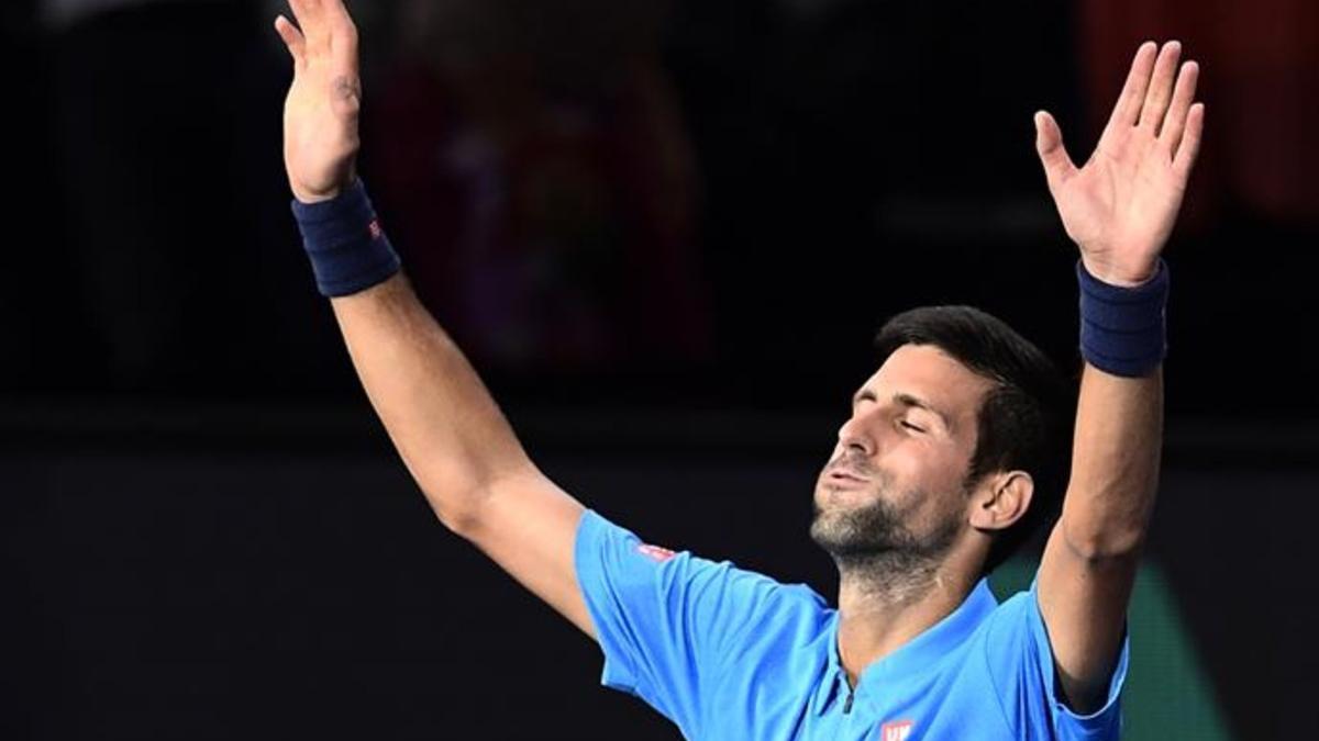 Novak Djokovic transmitió más alivio que alegría tras vencer a Grigor Dimitrov