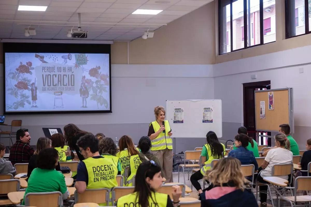 Una jornada educativa en un centro de la Comunitat Valenciana.