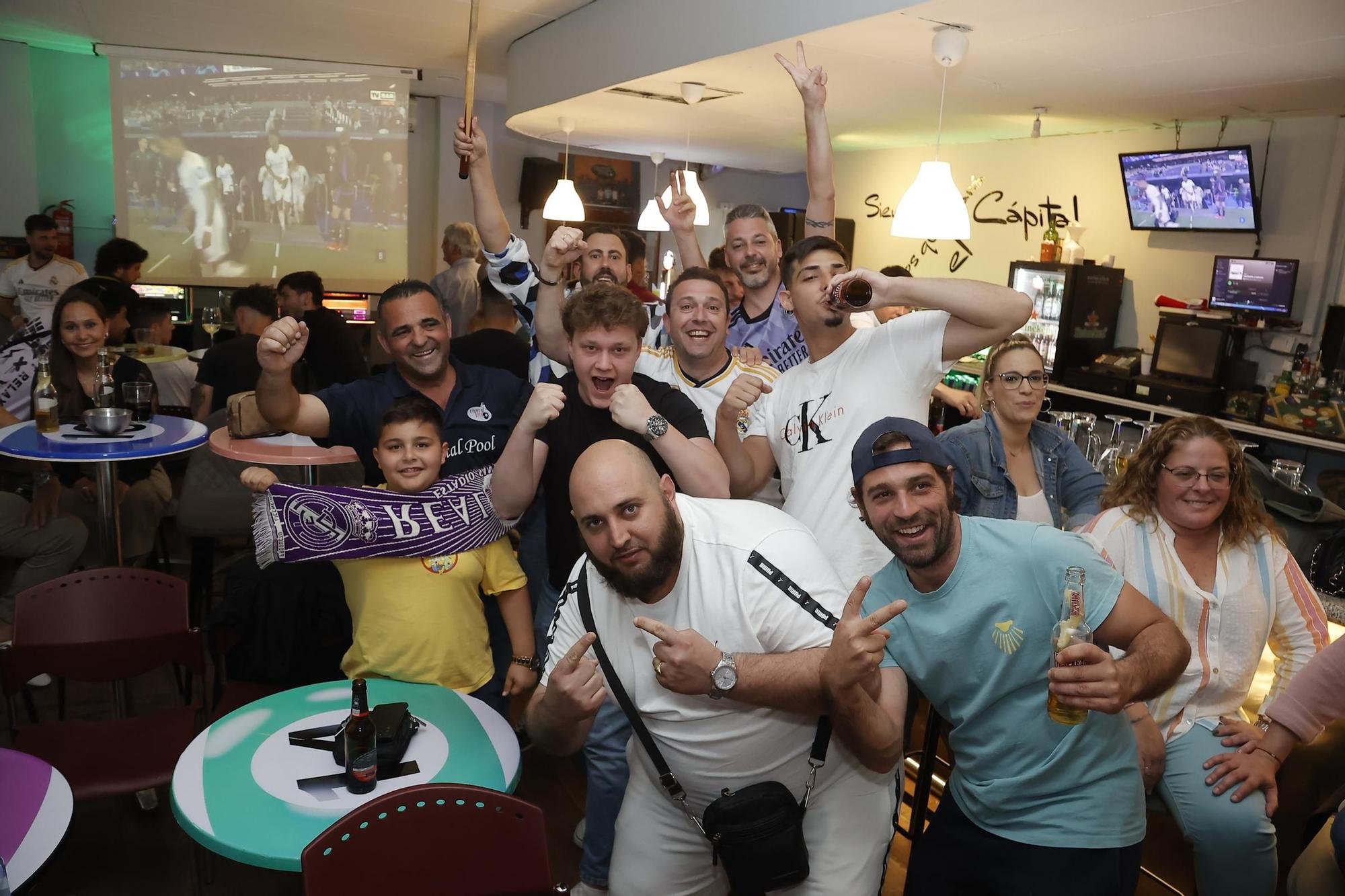 La celebración de la victoria del Real Madrid en Mérida