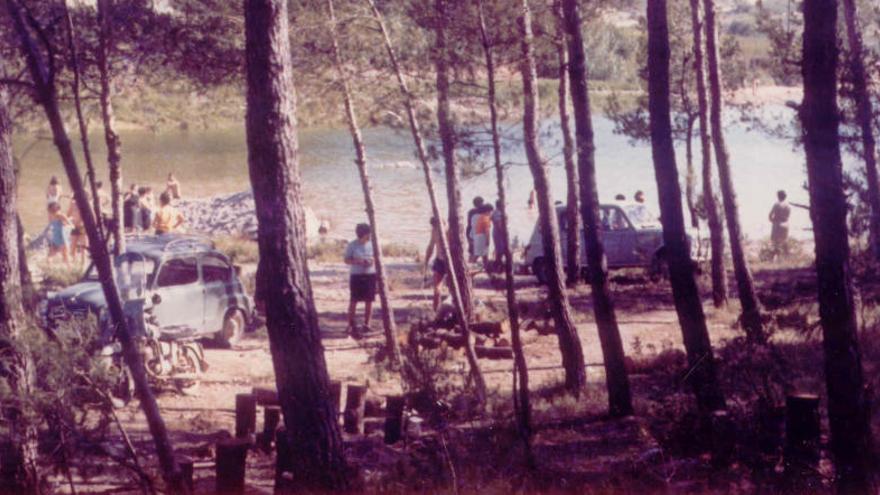 Una imatge històrica del Llac de Navarcles