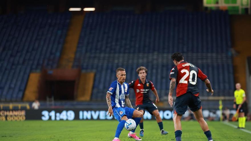 0-1 | El Deportivo convence en el debut de Angeliño y el regreso estelar de Mella