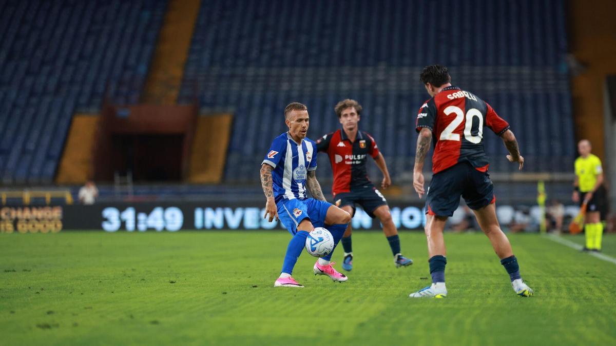 0-1 | El Deportivo convence en el debut de Angeliño y el regreso estelar de Mella