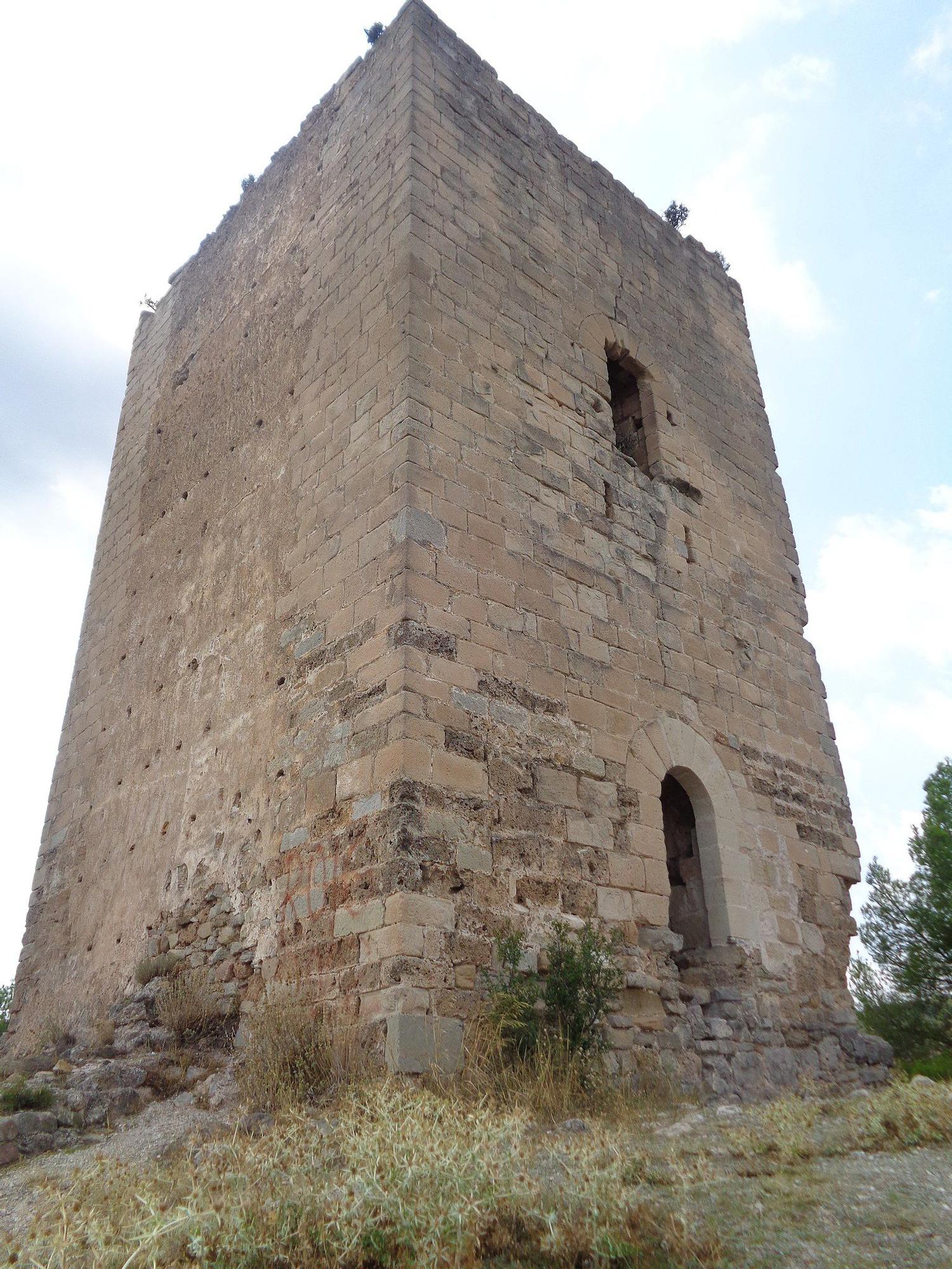 La torre del homenaje del castillo de Jérica