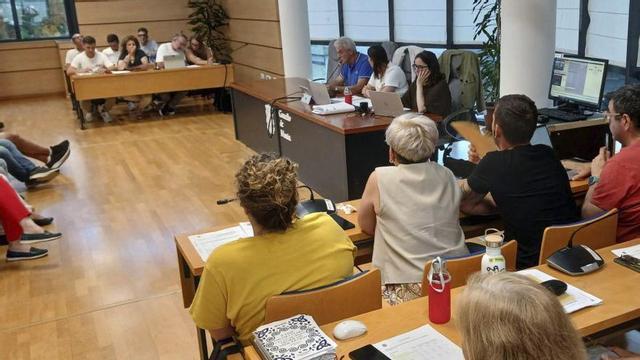 Un momento de la sesión de este jueves. | SANTOS ÁLVAREZ