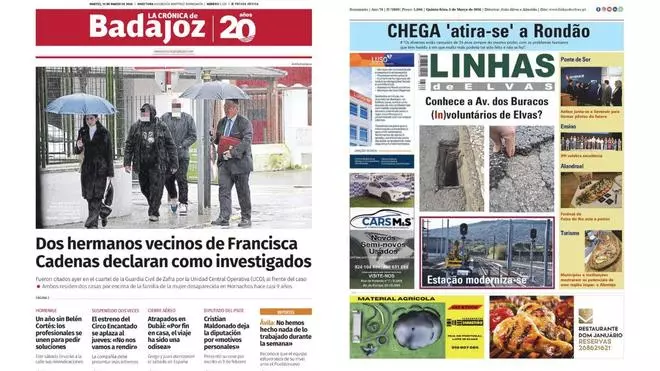 El Ateneo invita a debatir sobre periodismo Rayano con Linhas de Elvas y La Crónica de Badajoz
