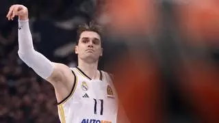 ¡Lío en Madrid! Hezonja 'raja' en pleno partido por televisión y Chus le responde