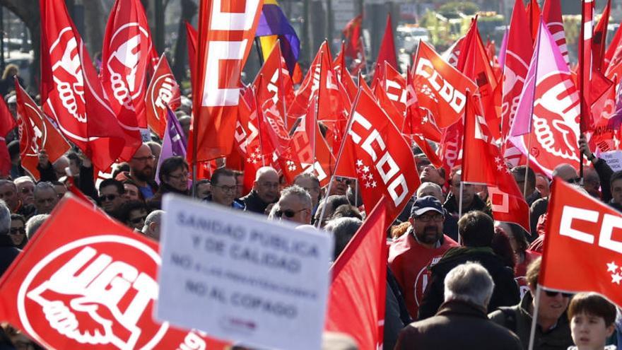 Manifestación convocada este domingo en Madrid.