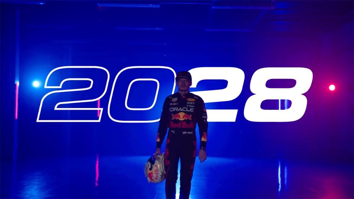 Así ha anunciado Red Bull la renovación de Max Verstappen hasta 2028