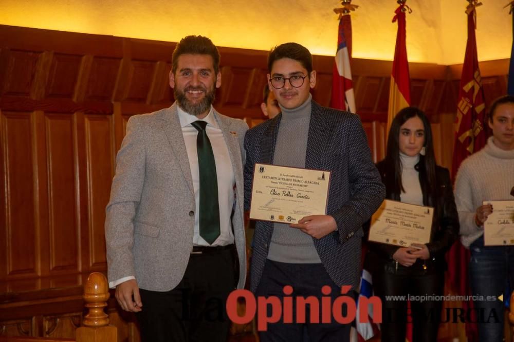 Entrega de premios literarios 'Albacara'