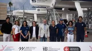 Collboni, en la base de los equipos femeninos y juveniles de la Copa América: 'Barcelona dejará un legado en la America's Cup'