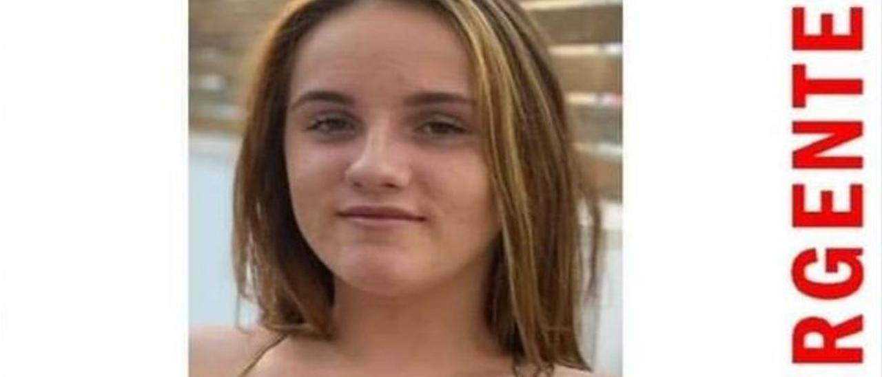 Imagen de la adolescente desaparecida en Palma.