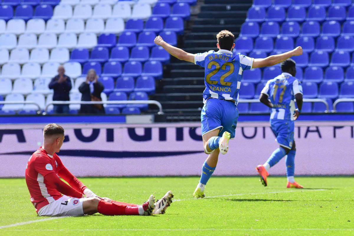 Fabril 3 - 0 UD Ourense: las puertas de bronce se abren para el filial blanquiazul