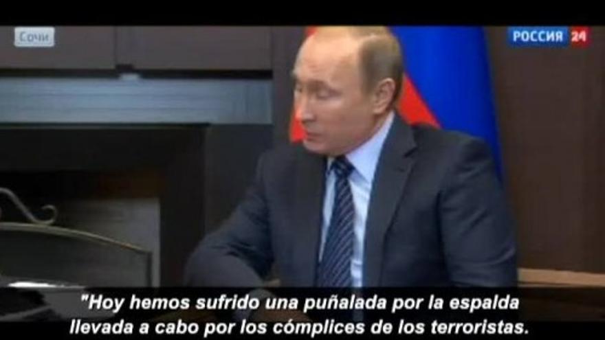 Putin: “Hemos sufrido una puñalada por la espalda