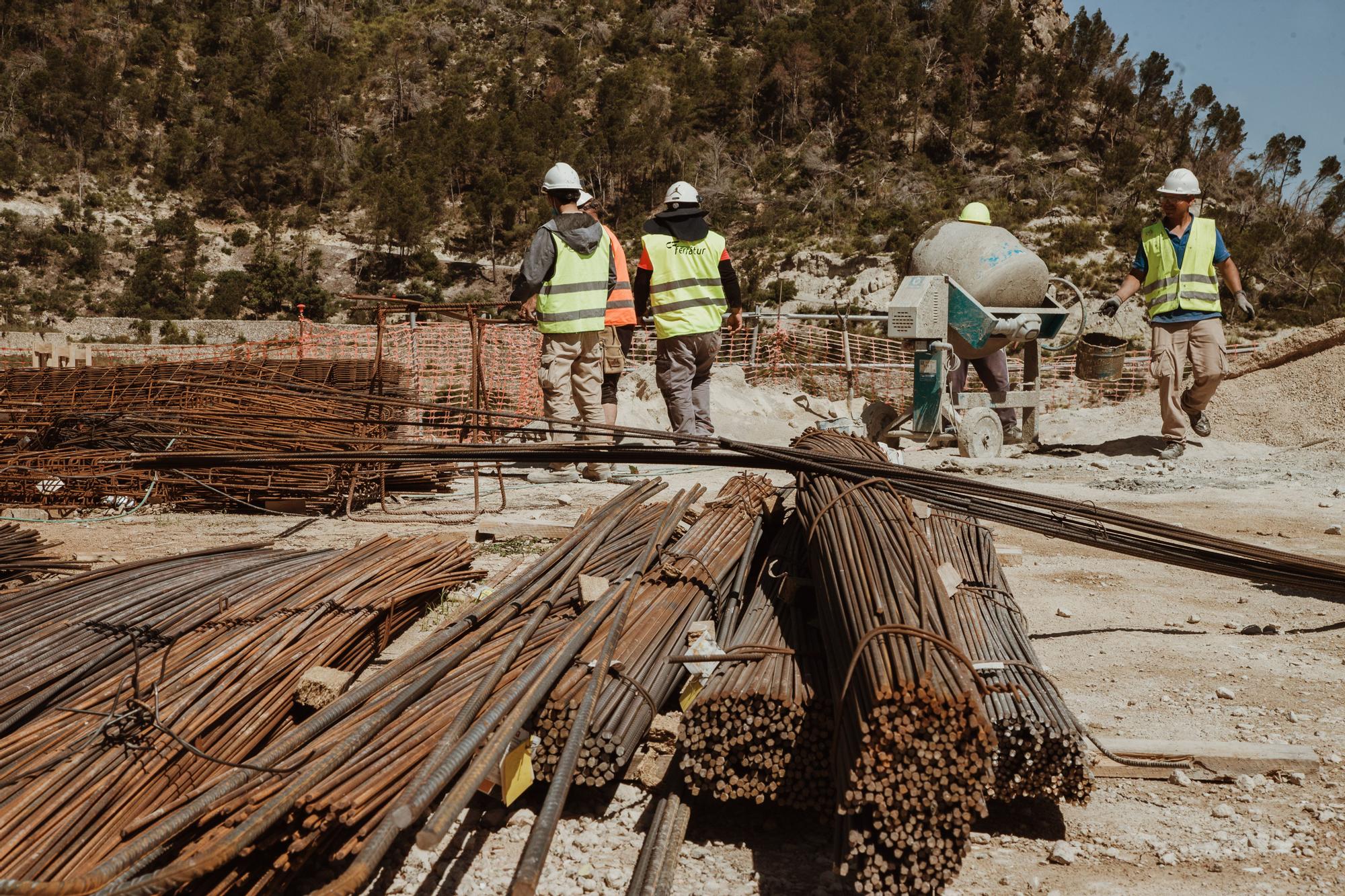 Visita a las obras de Son Bunyola