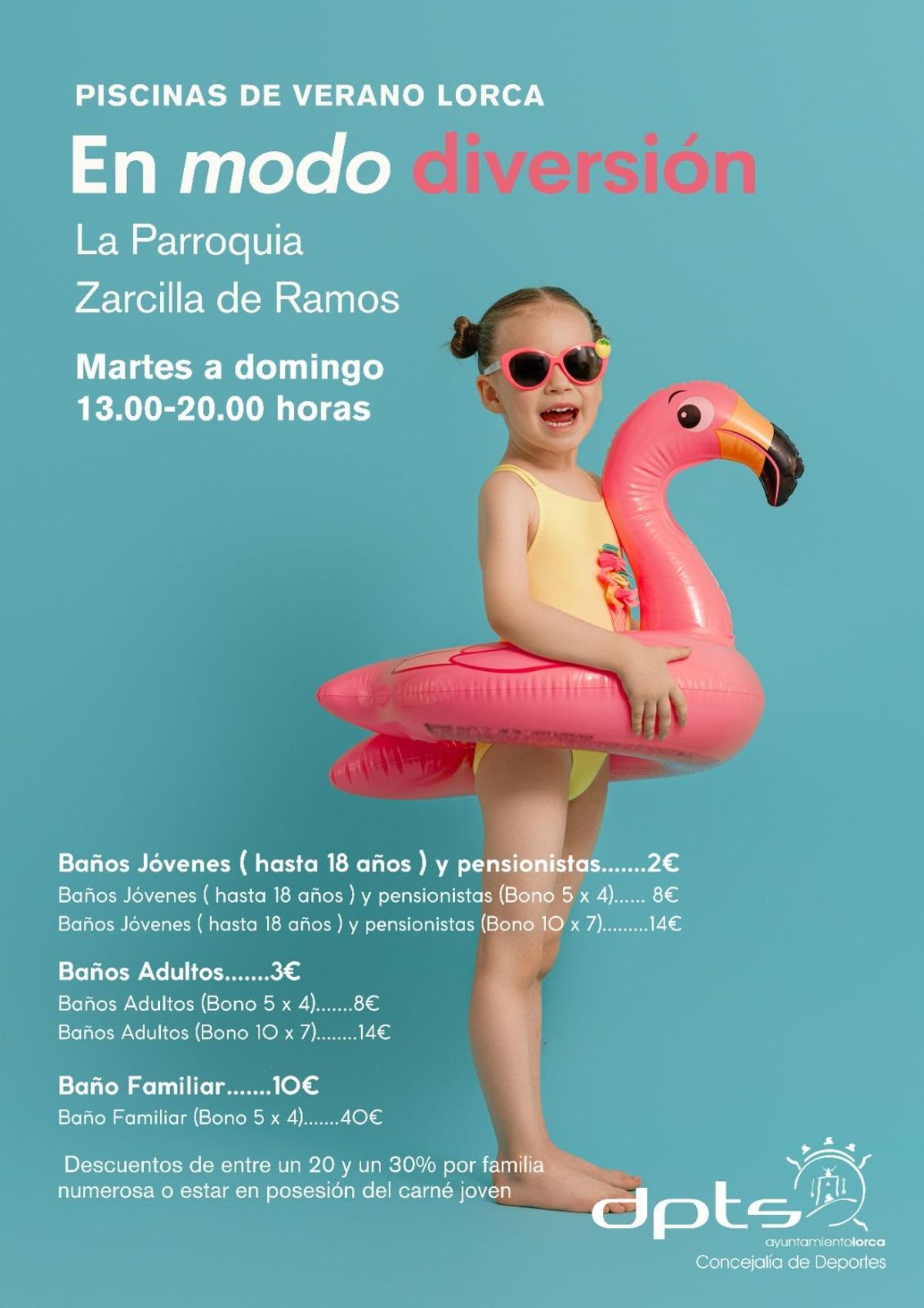 Cartel anunciador realizado por la Concejalía de Deportes.