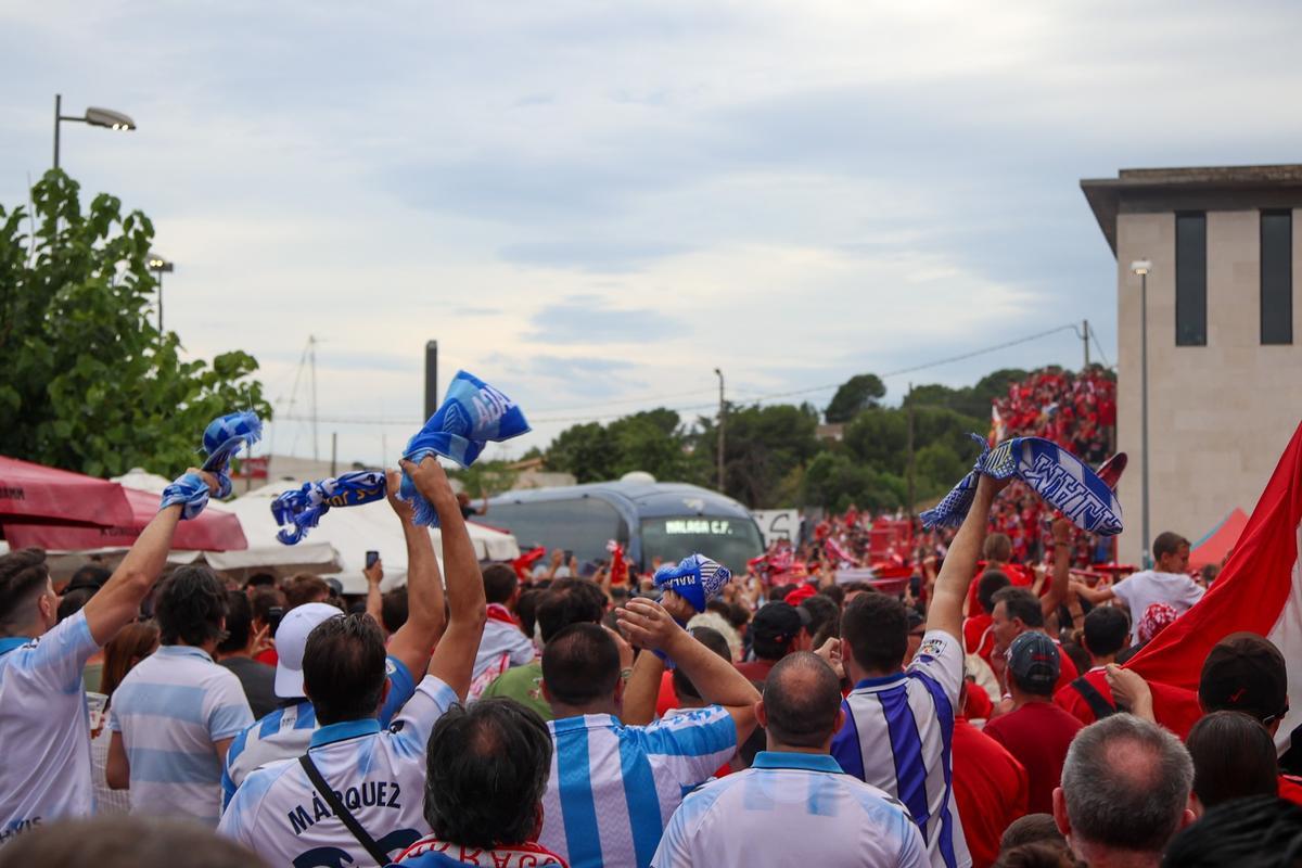 La gran final por el ascenso entre el Nástic y el Málaga CF, en imágenes