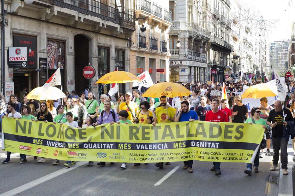 Manifestaciones en toda España contra la Lomce