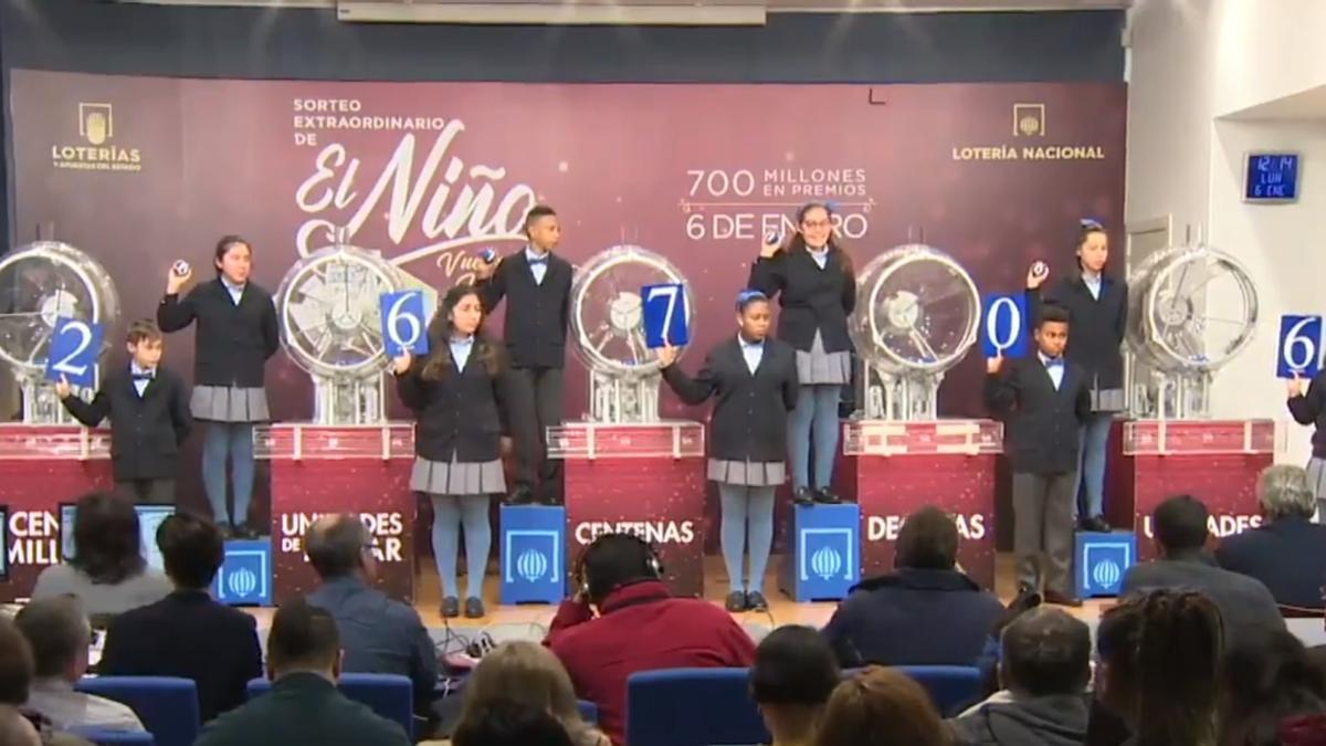 El Sorteo de la Lotería de 'El Niño' repartió 700 millones este 2021