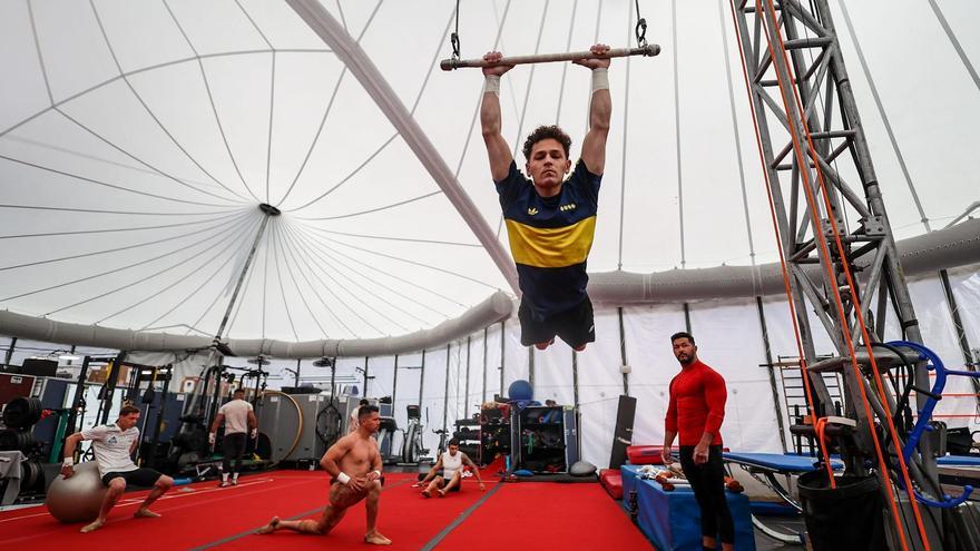 Asi se prepara el Circo del Sol para asombrar al espectador