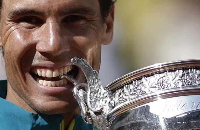 Los 21 Grand Slams de Rafa Nadal.