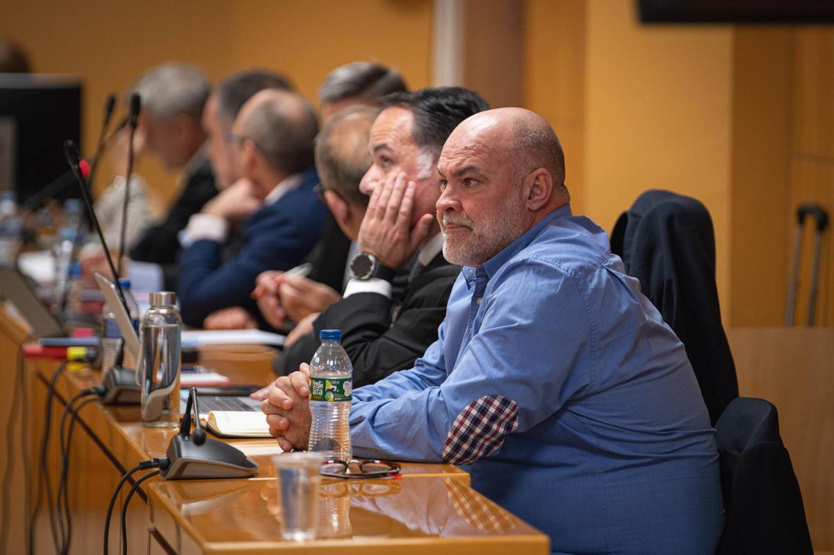 Marco Antonio Navarro Tacoronte, el mediador, en el juicio por la pieza separada del 'caso Mediador'.