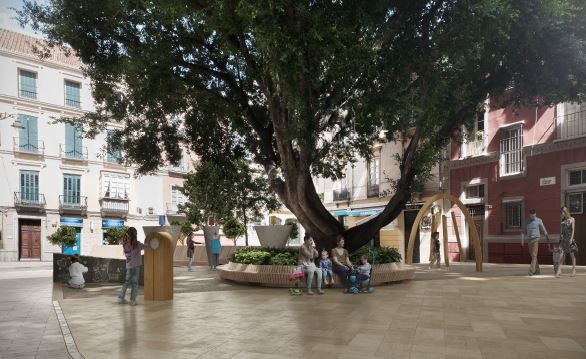 Propuesta de reforma de las plazas de San Pedro Alcántara y del Teatro