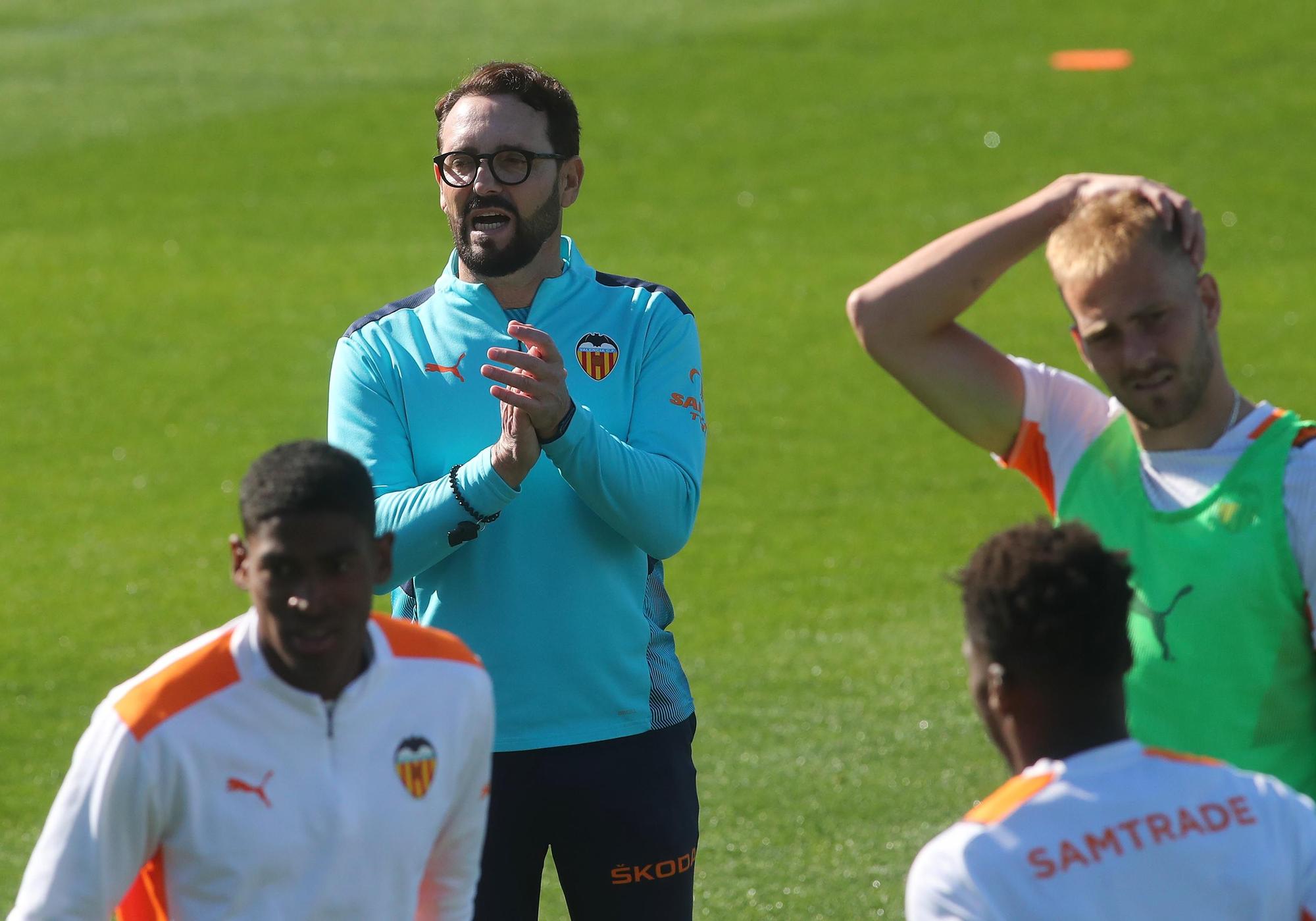 Así ha sido el entrenamiento del Valencia CF