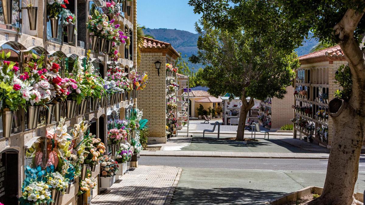 Imagen del cementerio de Benidorm, a finales del pasado agosto.