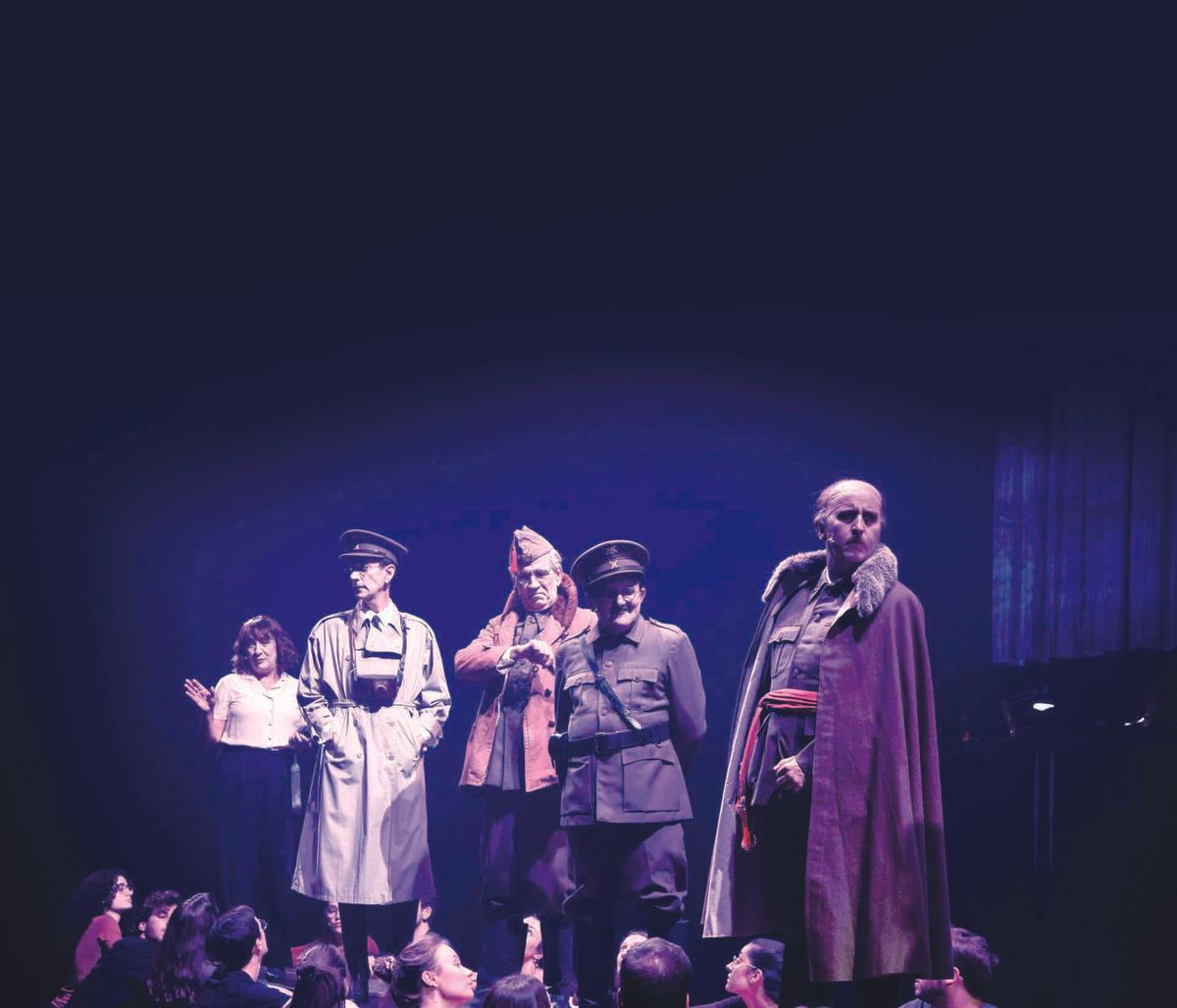 Una imagen de la obra teatral «1936».
