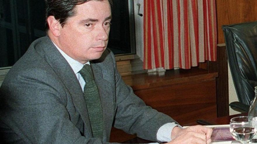 José María Aristrain de la Cruz, en un consejo de Aceralia en 1997.