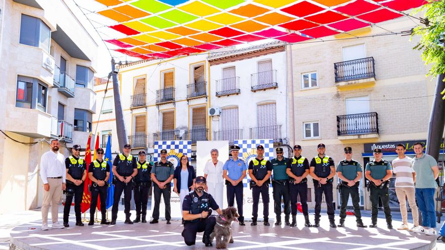 El Ayuntamiento de Calasparra presenta la nueva Unidad Canina de la Policía Local