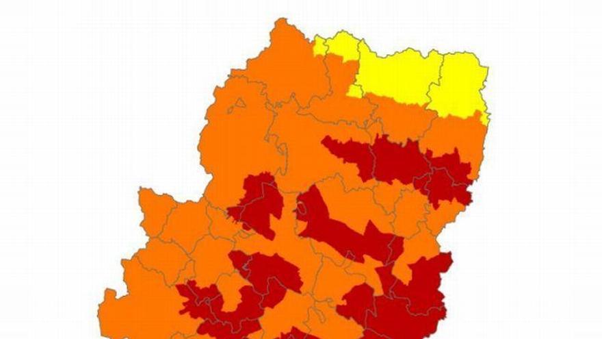 Aragón amplía las zonas de alerta roja de incendios ante la ola de calor