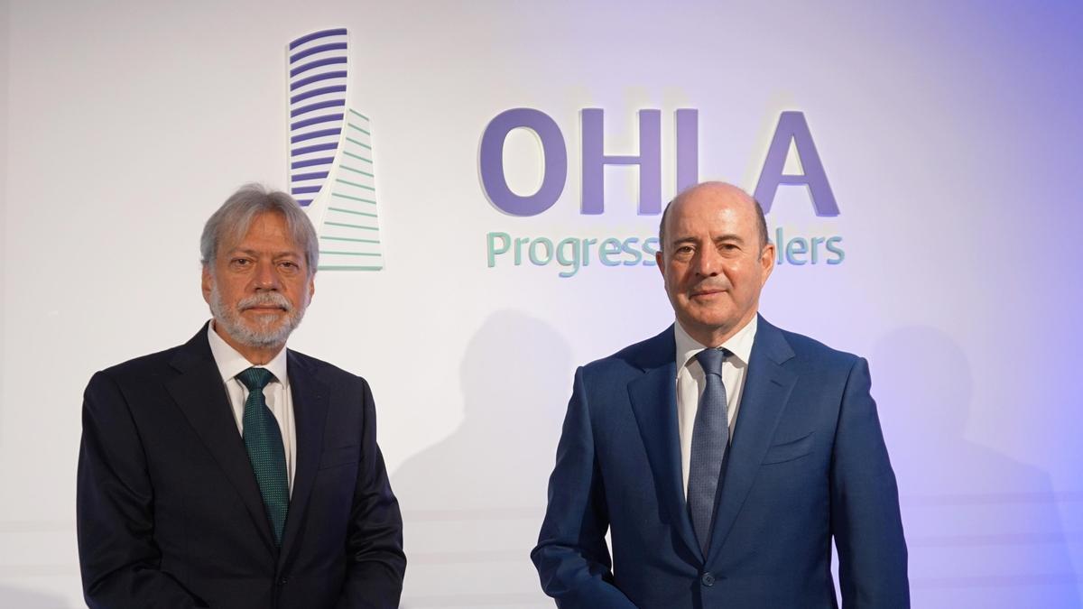 Luis Amodio, presidente de OHLA, y José Antonio Fernández Gallar, CEO de la compañía.