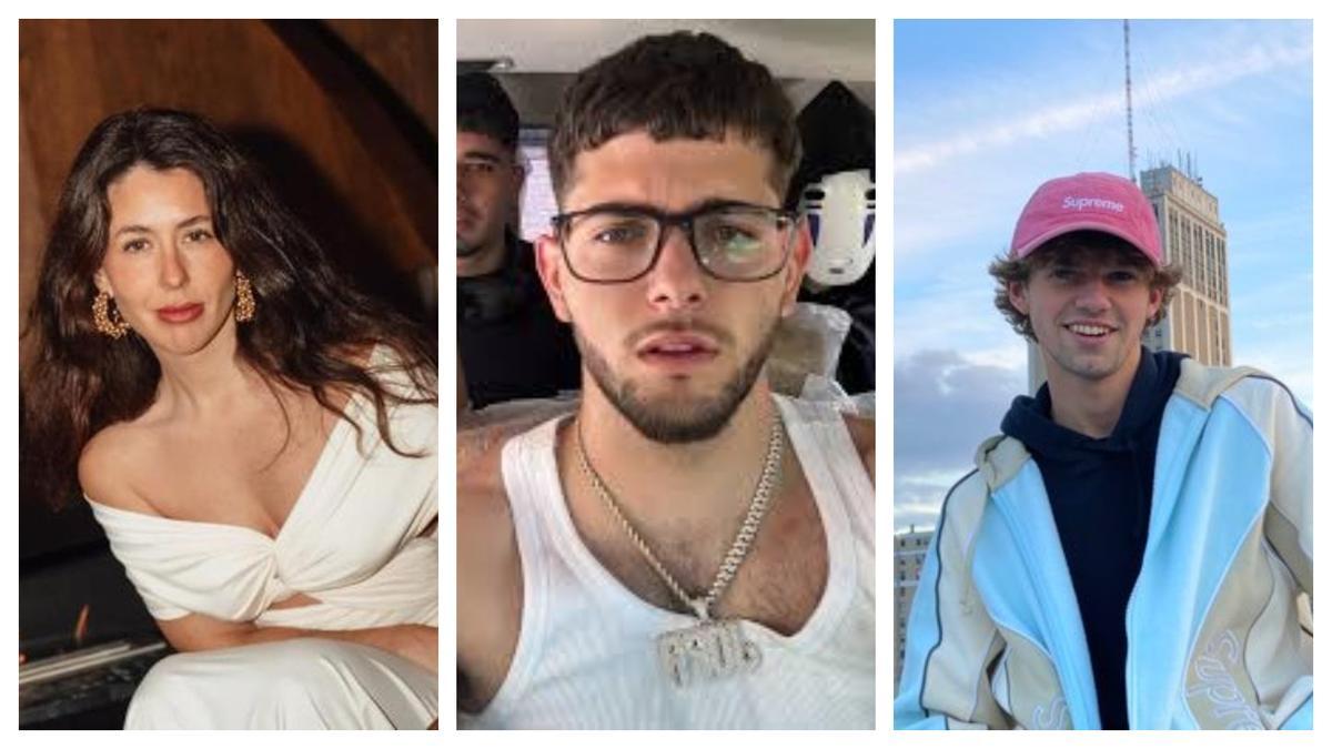 Los 'influencers' Ofelia Hentschel, Jope y Hugo Kyoto