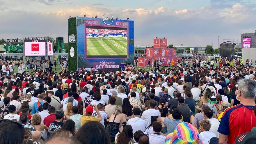 Así ha vivido el Mad Cool el pase de España a la semifinal del Mundial
