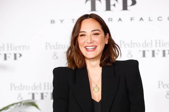 Tamara Falcó en la presentación de su colección para Pedro del Hierro