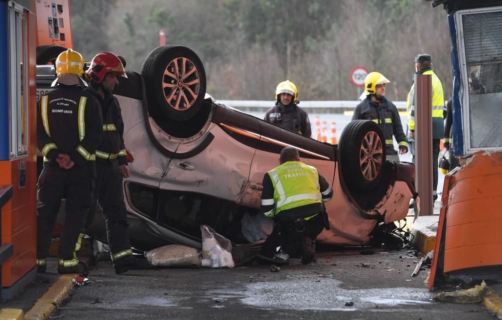 Accidente de un matrimonio de Málaga en Galicia