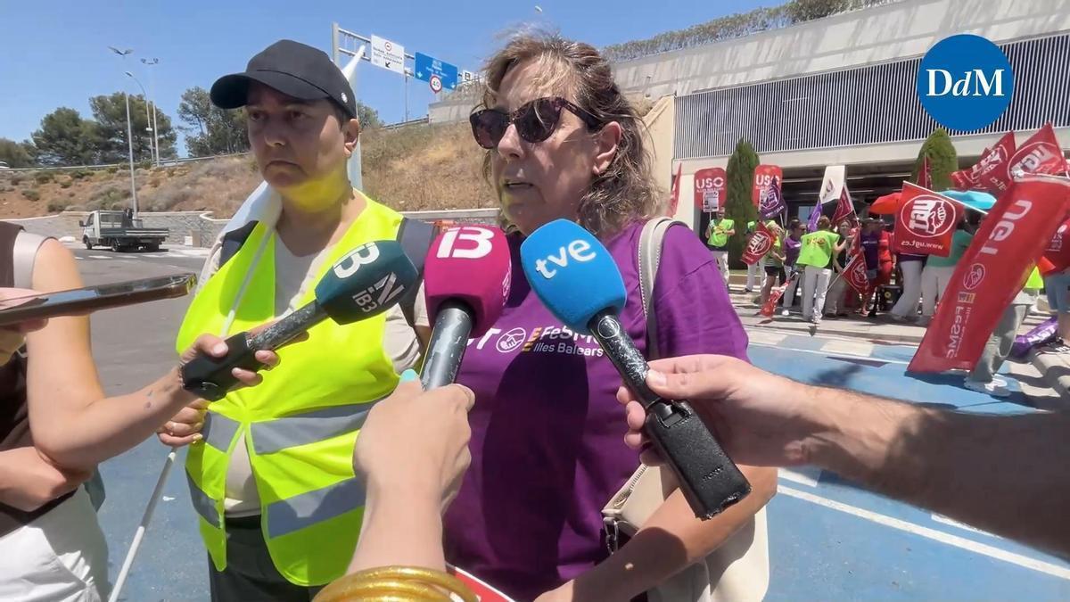 VÍDEO | Protestas de la plantilla de Duty Free por condiciones de trabajo “vergonzosas”