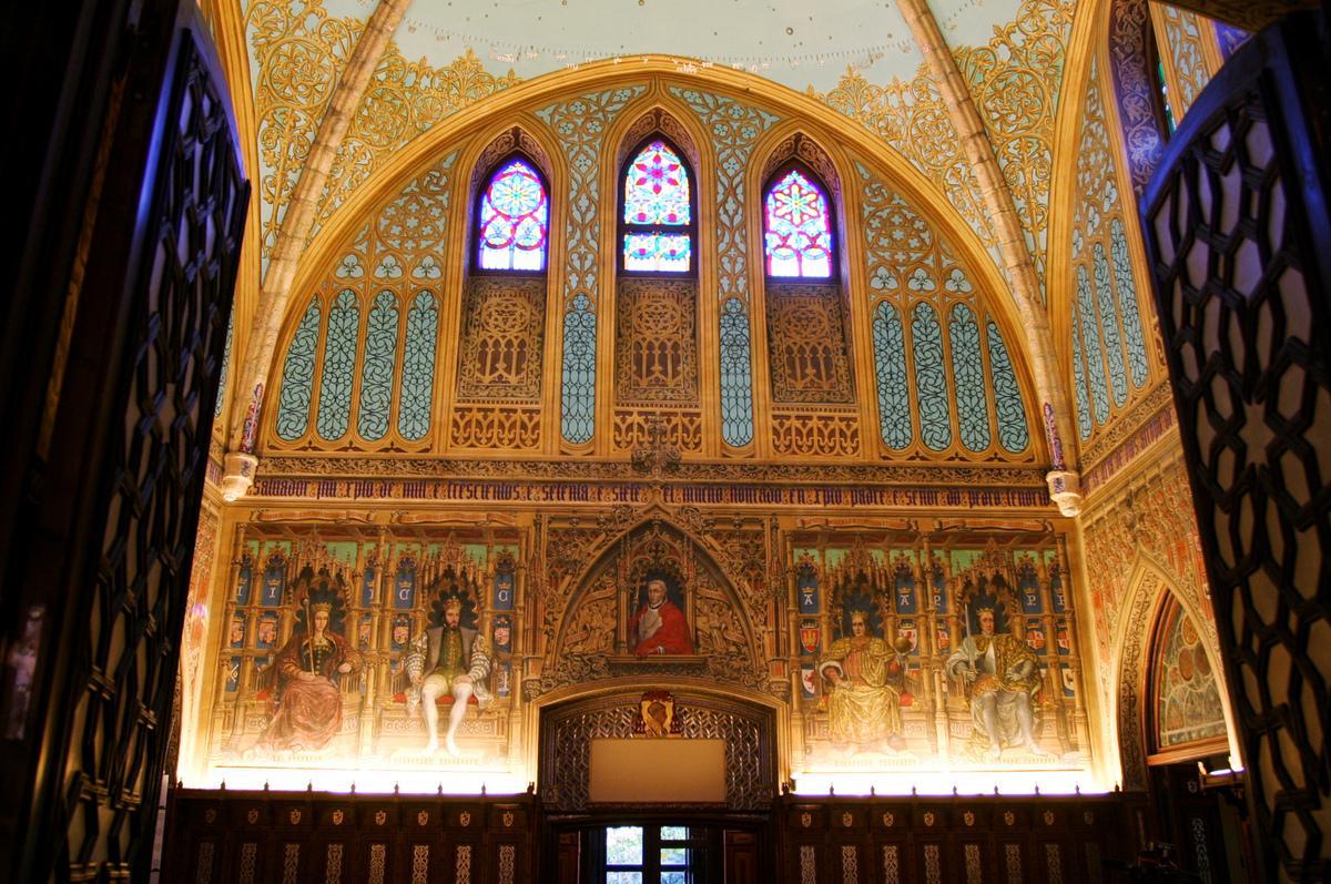 Parte del interior del Palacio Laredo