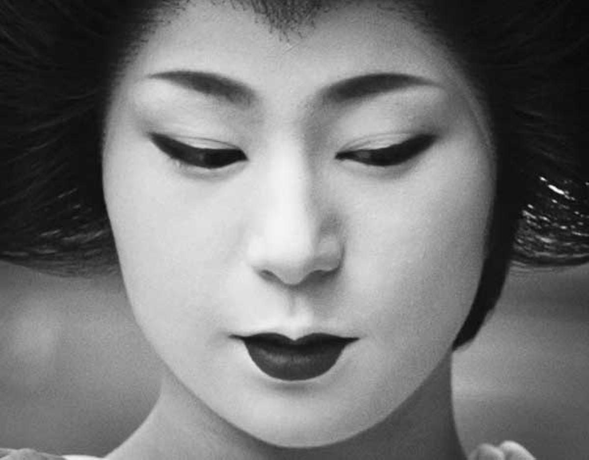 Una geisha en el distrito de Gion.
