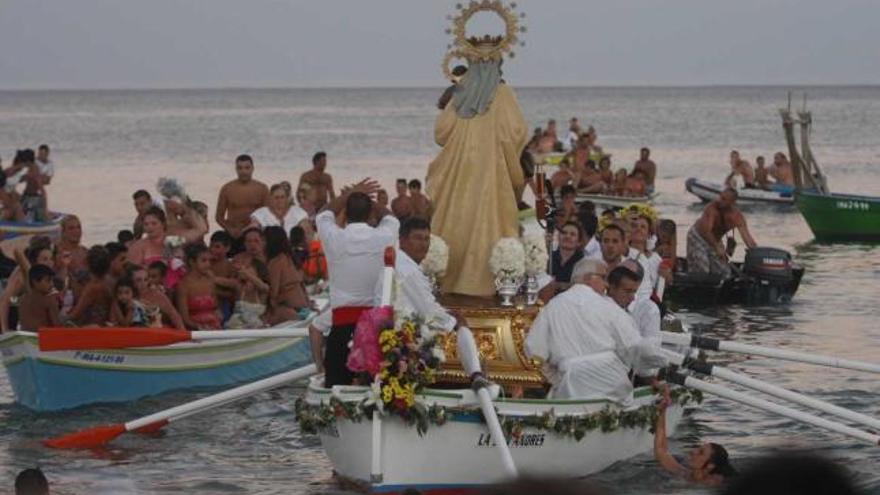 Procesión de la Virgen del Carmen de la barriada de Huelin