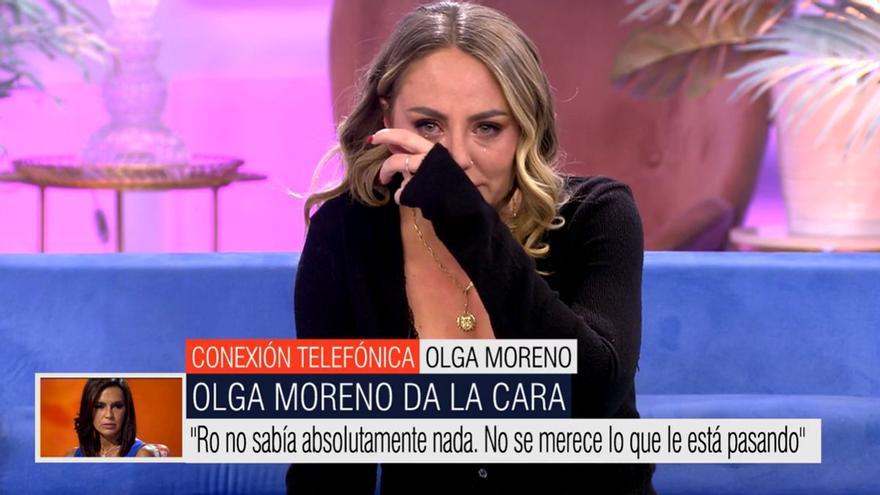 Olga Moreno llama a Telecinco para defender a Rocío Flores: &quot;La han machacado y no lo merece&quot;