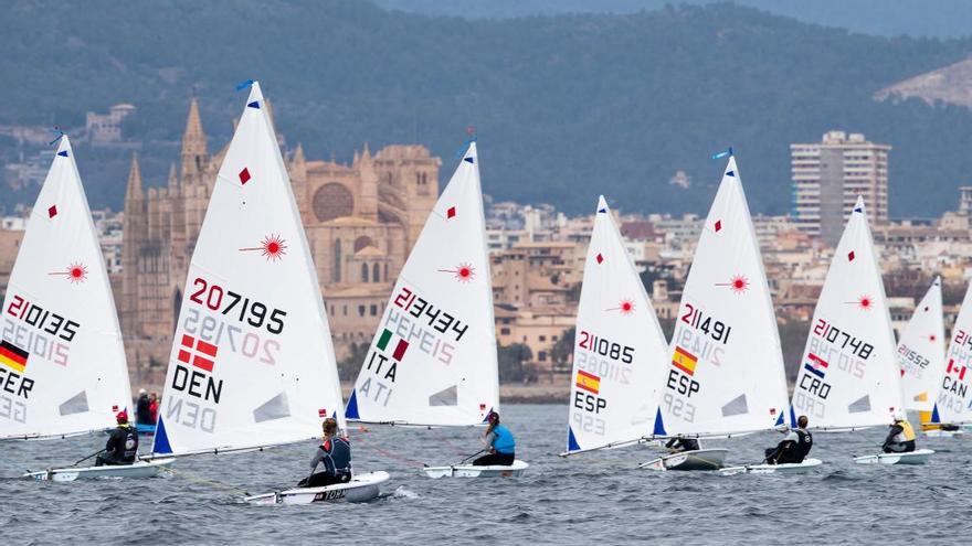 Imagen de una regata del Trofeo Princesa Sofía