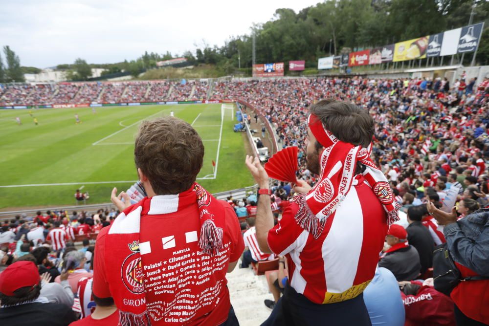 L'afició del Girona a Montilivi