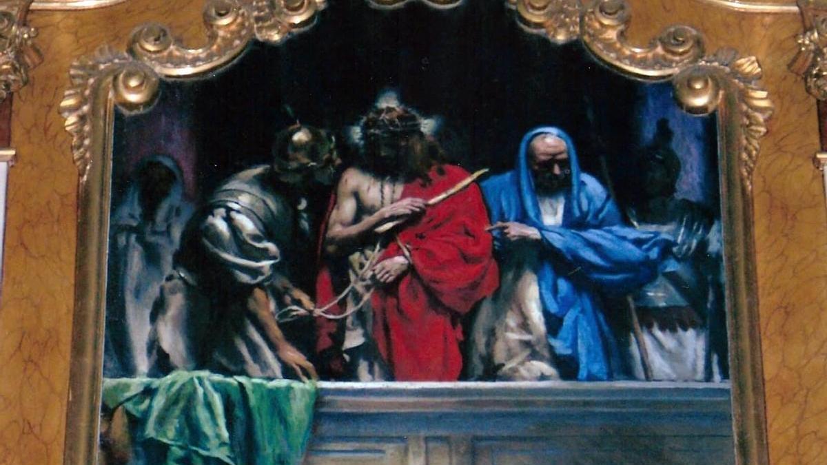"Ecce-Homo" pintado por Segrelles para la parroquia de Carcaixent.