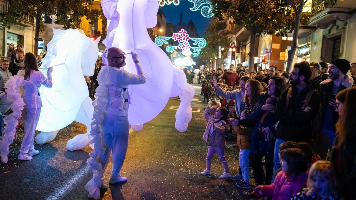 Cabalgata de las Carteras Reales en Gràcia